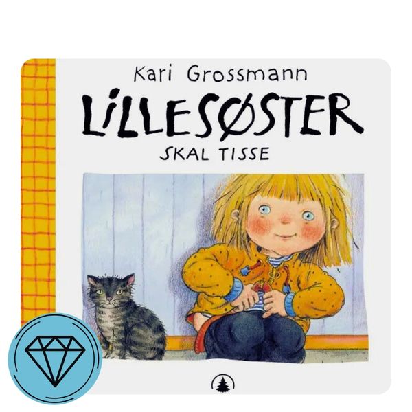 Lillesøster skal tisse