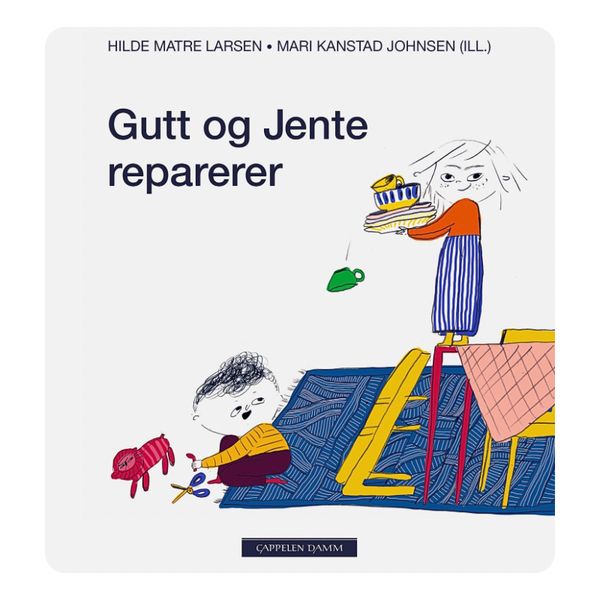 Gutt og jente reparerer