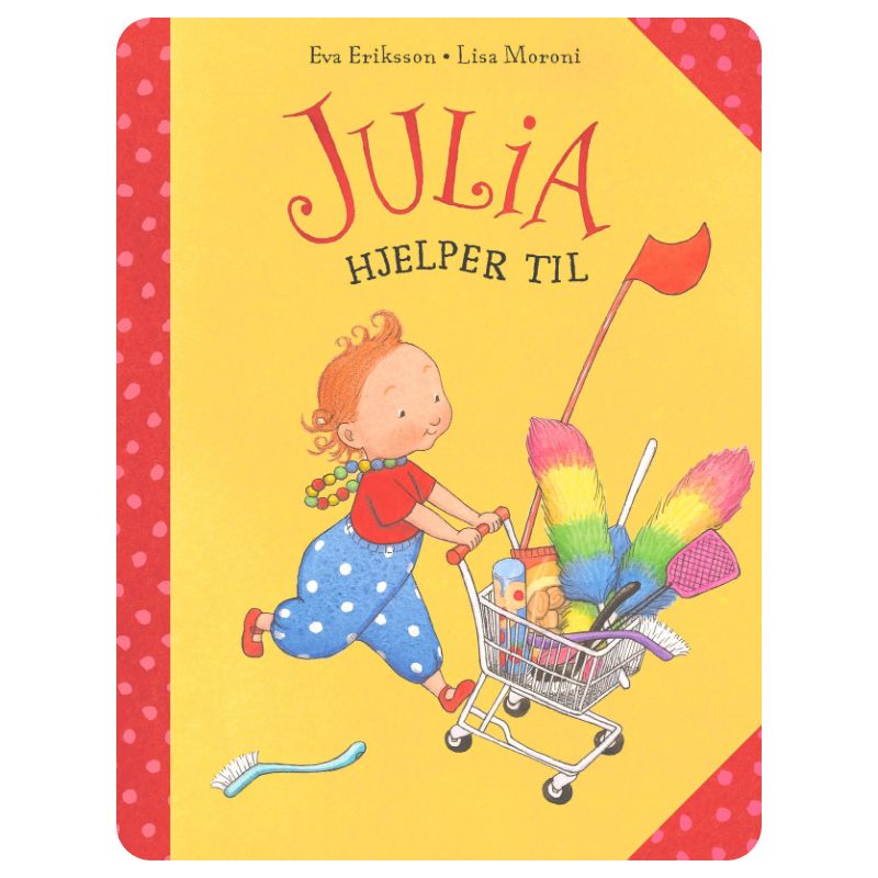 Julia hjelper til